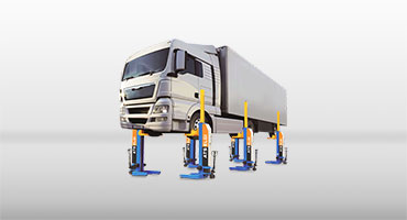 Mobile column lift